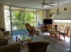 Upgraded living room with view to the gardens