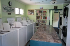 Full Laundromat next to the office