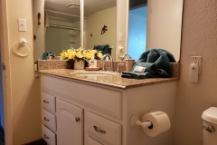 New bathroom vanity Behr's Escape Maui Condo