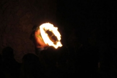 World famous fire dancer at Wailea finest Luau