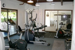 Exercise room with a/c in the pool area