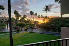 Viewing another awesome Lanai Sunset