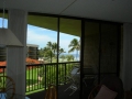 Inside condo looking out