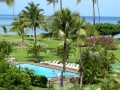 Lanai view to the pool and ocean