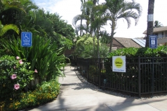 Entrance to Kihei Kai Nani Office located next to our swimming pool
